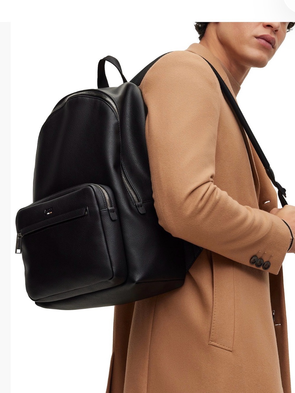 Men's Ray Solid Color Backpack - Picture 5 of 13